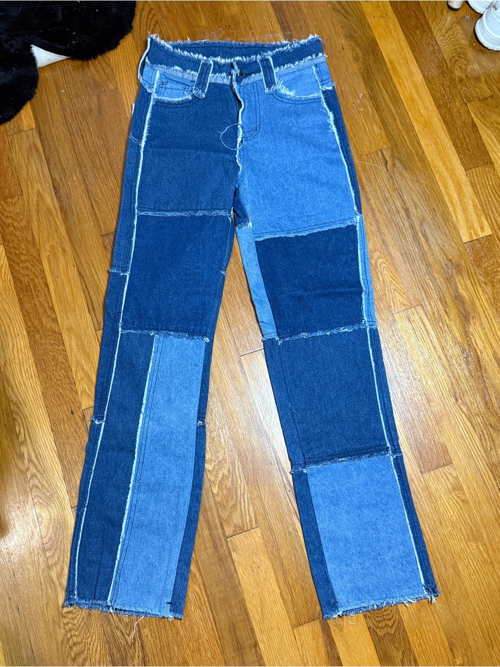Patchwork Jeans Size Small